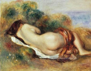  Renoir Malerei - Nacktheit 1890 Pierre Auguste Renoir liegend